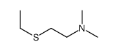 2-(乙硫基)-N,N-二甲基乙胺 结构式