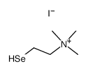 N,N,N-三甲基-2-硒基乙铵碘化物 结构式