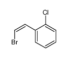 Benzene, 1-[(1Z)-2-bromoethenyl]-2-chloro- 结构式