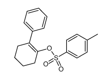 2-苯基-1-环己烯-1-基对甲苯磺酸酯 结构式
