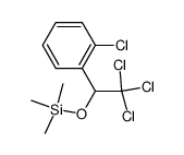 1-氯-2-[2,2,2-三氯-1-[(三甲基硅基)氧基]乙基]苯 结构式