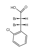 α,β-二溴-2-氯苯丙酸 结构式