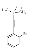 (2-溴苯基乙炔基)三甲基硅烷 结构式