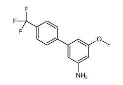 [1,1'-Biphenyl]-3-amine, 5-methoxy-4'-(trifluoromethyl)- 结构式