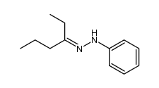 3-Hexanone, phenylhydrazone, (E)- (9CI) 结构式