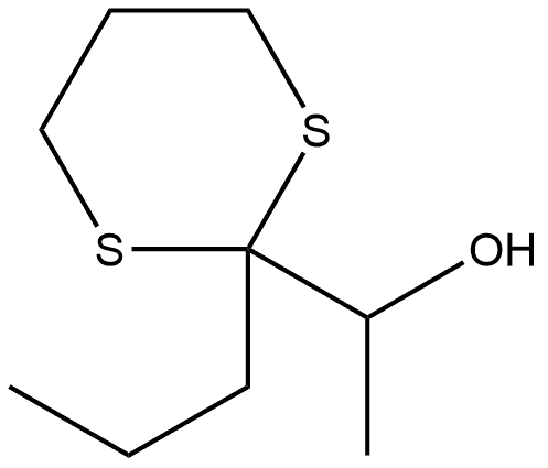 α-甲基-2-丙基-1,3-二噻烷-2-甲醇 结构式