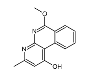 6-甲氧基-3-甲基-4H-苯并[c][1,8]萘啶-1-酮 结构式