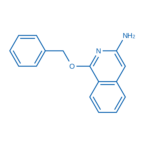 1-(Benzyloxy)-3-isoquinolinamine 结构式
