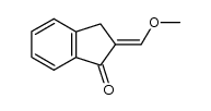 2,3-二氢-2-(甲氧亚甲基)-1H-茚-1-酮 结构式