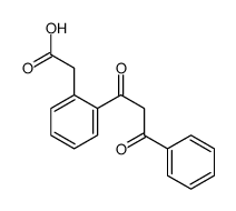 2-(1,3-二氧代-3-苯基丙基)苯乙酸 结构式