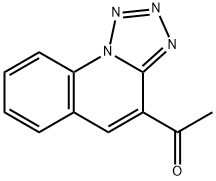 1-四唑并[1,5-a]喹啉-4-基乙酮 结构式