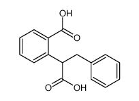 α-(2-羧基苯基)苯丙酸 结构式