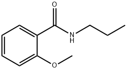 2-甲氧基-N-丙基苯甲酰胺 结构式