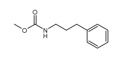 Carbamic acid, N-(3-phenylpropyl)-, methyl ester 结构式