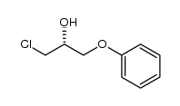 2-Propanol, 1-chloro-3-phenoxy-, (2R)- 结构式
