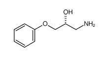 (2R)-(+)-1-氨基-3-苯氧基-2-丙醇 结构式