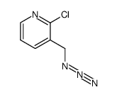 Pyridine, 3-(azidomethyl)-2-chloro- 结构式