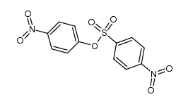 4-硝基苯磺酸-4-硝基苯酯 结构式