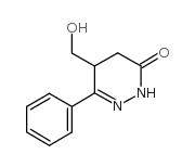 5-羟基甲基-6-苯基-4,5-二氢-3(2H)-哒嗪酮 结构式