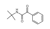 N-(1,1-Dimethylethyl)-α-oxobenzeneacetamide 结构式