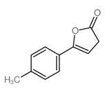 5-(4-甲基苯基)-3H-呋喃-2-酮 结构式