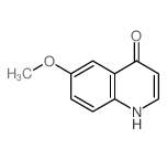6-甲氧基-4-羟基喹啉 结构式