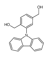 2-(9H-咔唑-9-基)-1,4-苯二甲醇 结构式