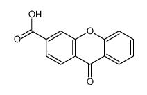 9-氧代-9H-占吨-3-羧酸 结构式