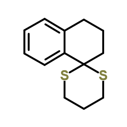 Spiro[1,3-dithiane-2,1'(2'H)-naphthalene], 3',4'-dihydro- 结构式