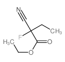2-氰基-2-氟丁酸乙酯 结构式
