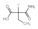 2-氨基甲酰-2-氟丁酸 结构式