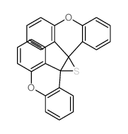 二螺[9H-占吨-9,2'-环硫乙烷-3',9''-[9H]占吨] 结构式