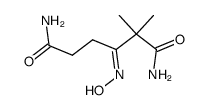3-(羟基亚氨基)-2,2-二甲基己二酰胺 结构式