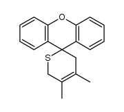 3,6-二氢-4,5-二甲基-螺[2H-噻喃-2,9'-[9H]占吨] 结构式