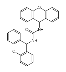1,3-二-9H-占吨-9-基脲 结构式