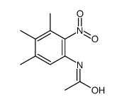 N-(3,4,5-三甲基-2-硝基苯基)乙酰胺 结构式