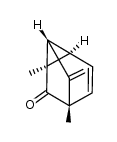 Tricyclo[3.2.1.02,7]oct-3-en-6-one, 5,7-dimethyl-8-methylene- 结构式