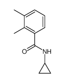 N-环丙基-2,3-二甲基苯甲酰胺 结构式