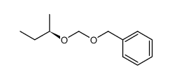 Benzene, [[[(1R)-1-methylpropoxy]methoxy]methyl]- 结构式