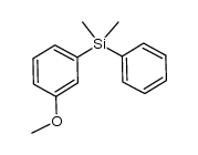 1-(二甲基苯基硅基)-3-甲氧基苯 结构式
