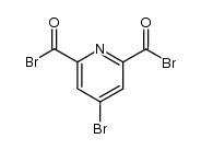 4-溴-2,6-吡啶二羰基二溴化物 结构式