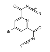 4-溴-2,6-吡啶二碳酰二叠氮 结构式