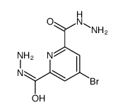 4-溴吡啶-2,6-二碳酰肼 结构式
