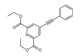 4-(2-苯乙炔基)-2,6-吡啶二羧酸二乙酯 结构式