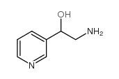 2-氨基-1-(吡啶-3-基)乙醇 结构式