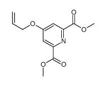 4-烯丙氧基吡啶-2,6-二羧酸二甲酯 结构式