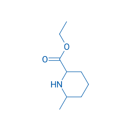 Ethyl 6-Methylpiperidine-2-carboxylate 结构式