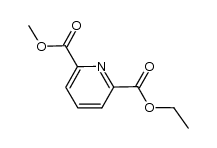 2,6-吡啶二羧酸-2-乙酯-6-甲酯 结构式