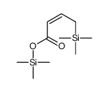 4-三甲基硅巴豆酸三甲基硅酯 结构式