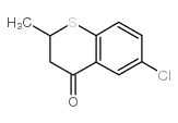 6-氯-2-甲基-3,4-二氢-2H-1-苯并噻因-4-酮 结构式
